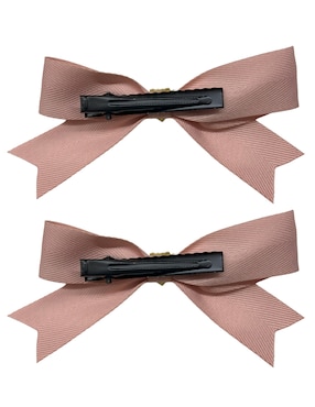 Set de 2 moños para cabello Fiorella con aplicación de pedrería