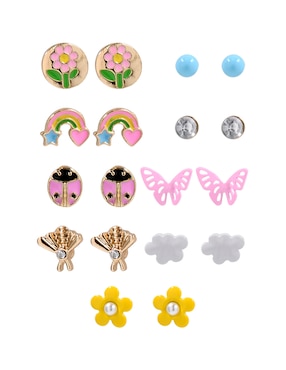 Set aretes Claire´s con acabado brillante