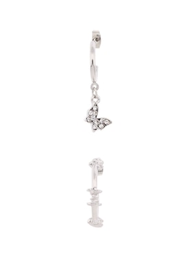 Set de aretes That's It con acabado brillante
