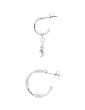 Set de aretes That's It con acabado brillante
