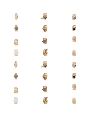 Set de aretes That's It con acabado brillante