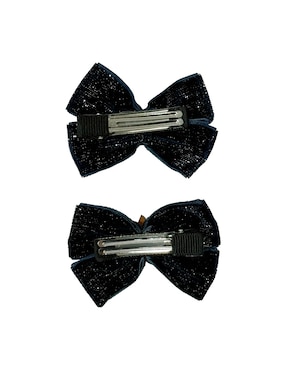 Set de 2 moños para cabello Fiorella con aplicación broche