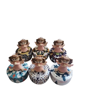 Set figura decorativa de recuerdo para bautizo Limerence by Claudia Herrera