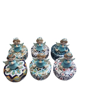 Set figura decorativa de recuerdo para bautizo Limerence by Claudia Herrera