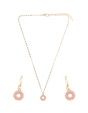 Set collar y aretes Piquenique