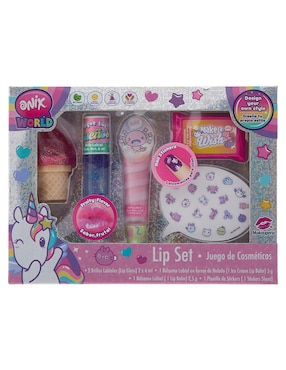 Set brillo labial Onix World brillante
