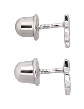 Aretes cortos de estrella In Season Jewelry de plata P 925 con acabado pulido