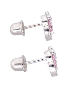 Aretes cortos In Season Jewelry de plata P 925 con acabado pulido