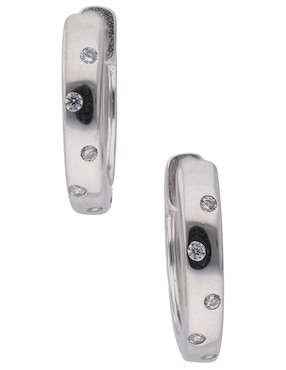 Aretes cortos In Season Jewelry de plata P 925 con acabado pulido