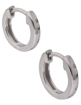 Aretes cortos In Season Jewelry de plata P 925 con acabado pulido