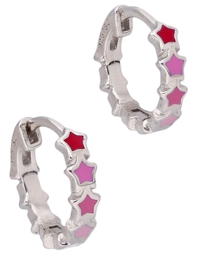 Aretes cortos In Season Jewelry de plata p 925 con acabado pulido