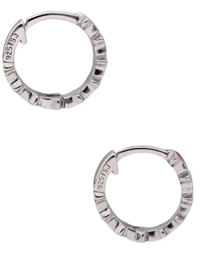Aretes cortos In Season Jewelry de plata p 925 con acabado pulido