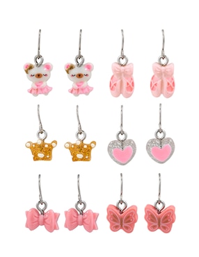 Aretes Claire's con acabado mate