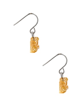 Aretes Claire's con acabado mate