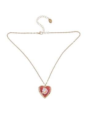 Collar con dije de corazón Claire´S