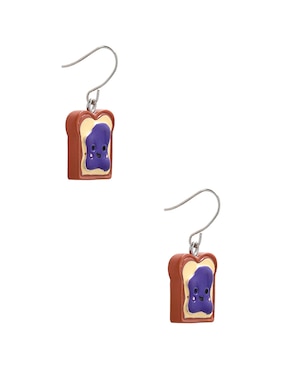Aretes largos Claire´s con acabado mate