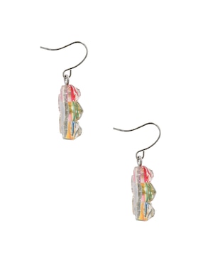 Aretes Largos Flor Claire´s con acabado brillante