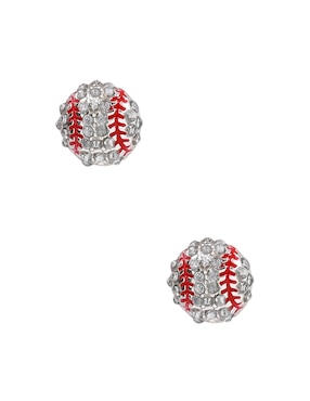 Aretes Cortos circulares Claire´s con acabado brillante fantasía