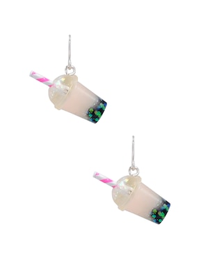 Aretes largos Claire´s con acabado brillante