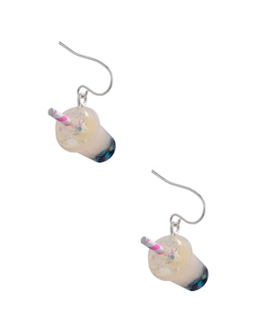 Aretes largos Claire´s con acabado brillante