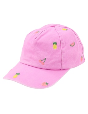 Gorra visera curva velcro Piquenique para niña