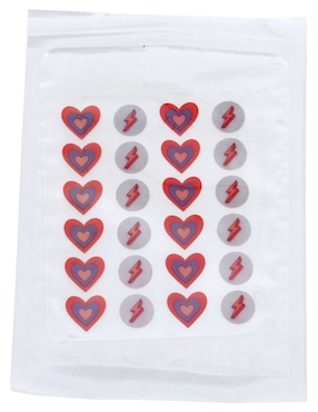 Parches para acné en forma de corazón y rayos Spa Life