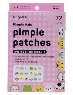 Parches para acné en forma de tiernos animales Spa Life