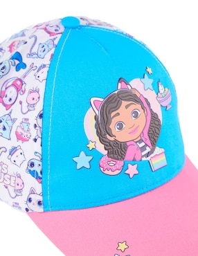 Gorra visera curva velcro Licencias Gabby's Dollhouse para niña
