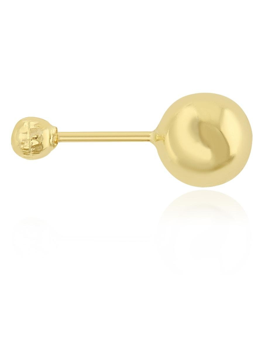 Broqueles de oro con acabado brillante 3