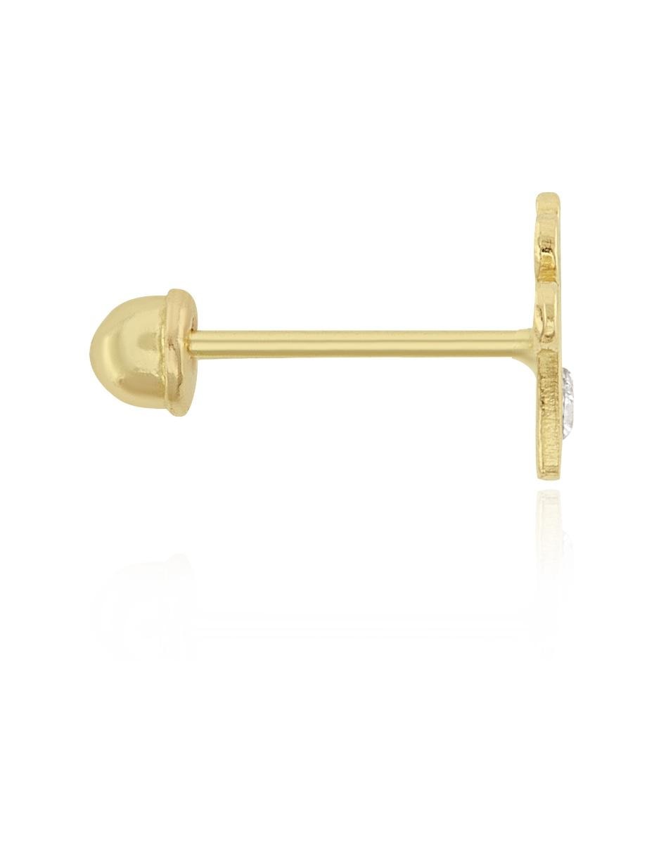 Broqueles de oro amarillo 14 k con acabado brillante 6