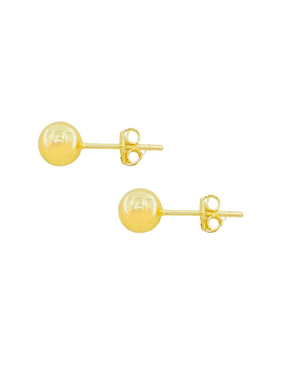 Broqueles de esfera de oro con acabado brillante Broqueles de esfera de oro con acabado brillante