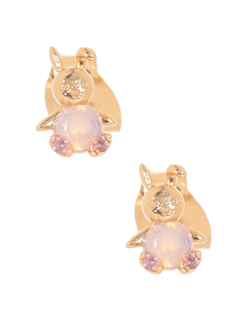 Broqueles de conejo con acabado brillante cristal Broqueles de conejo con acabado brillante cristal