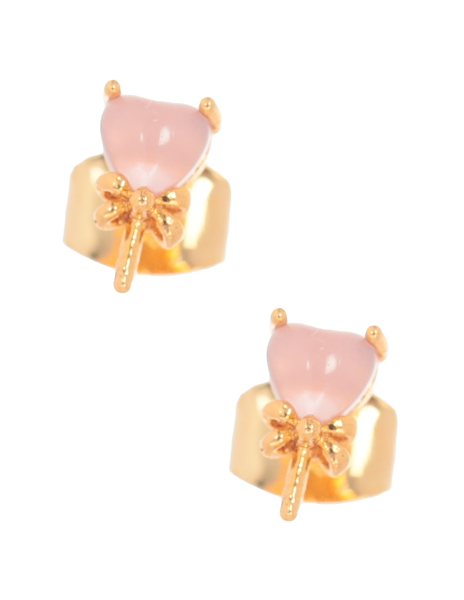 Aretes con acabado brillante fantasía