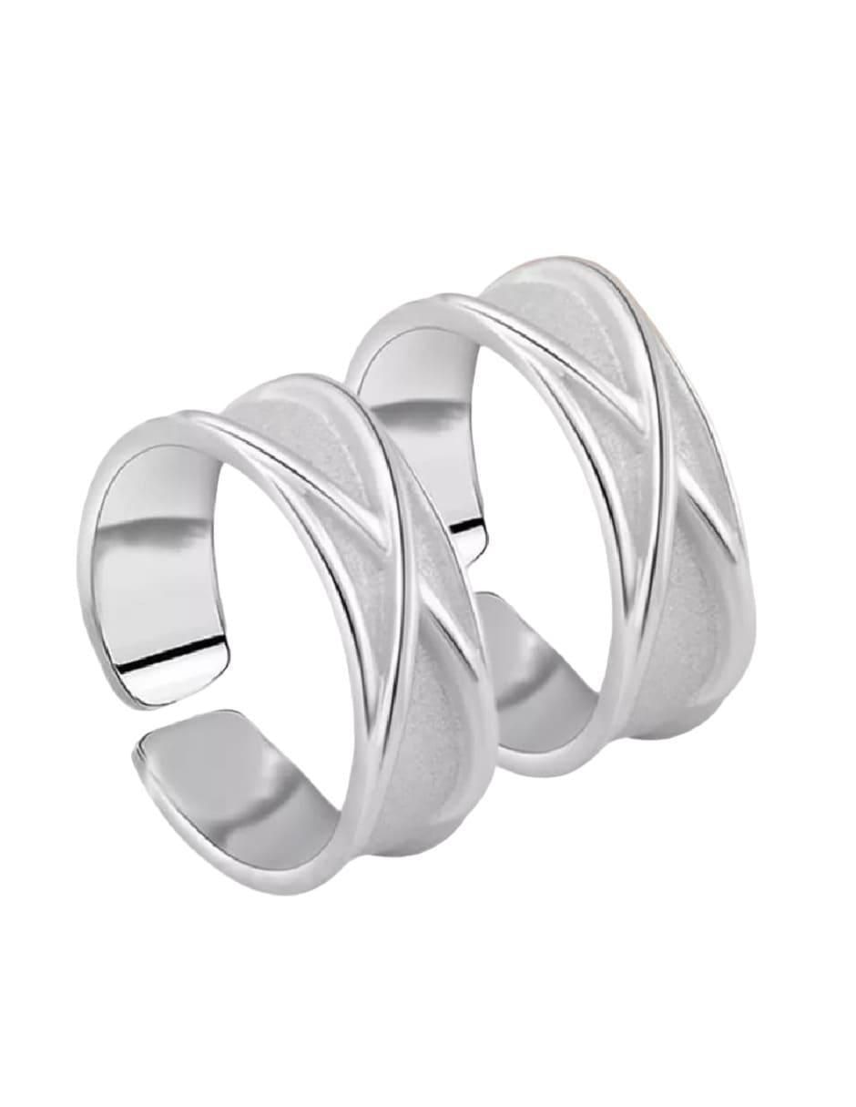 Set anillo semicircular brillante