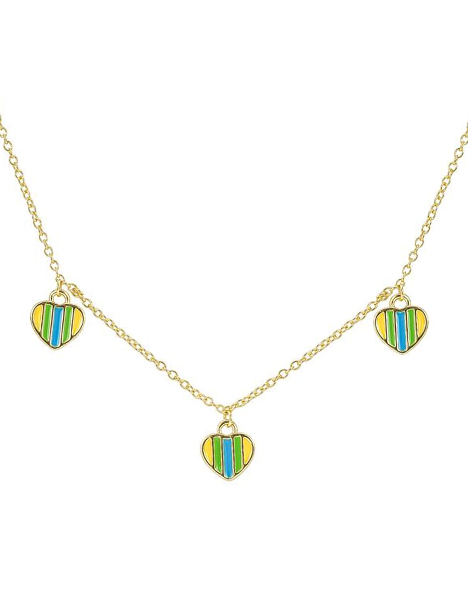 Collar con dije de corazón Collar con dije de corazón