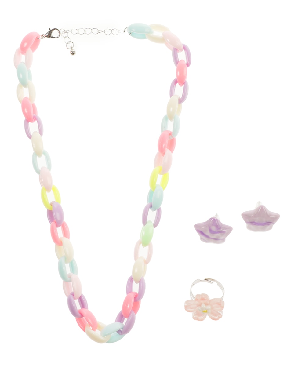 Aretes, collar y anillo 1
