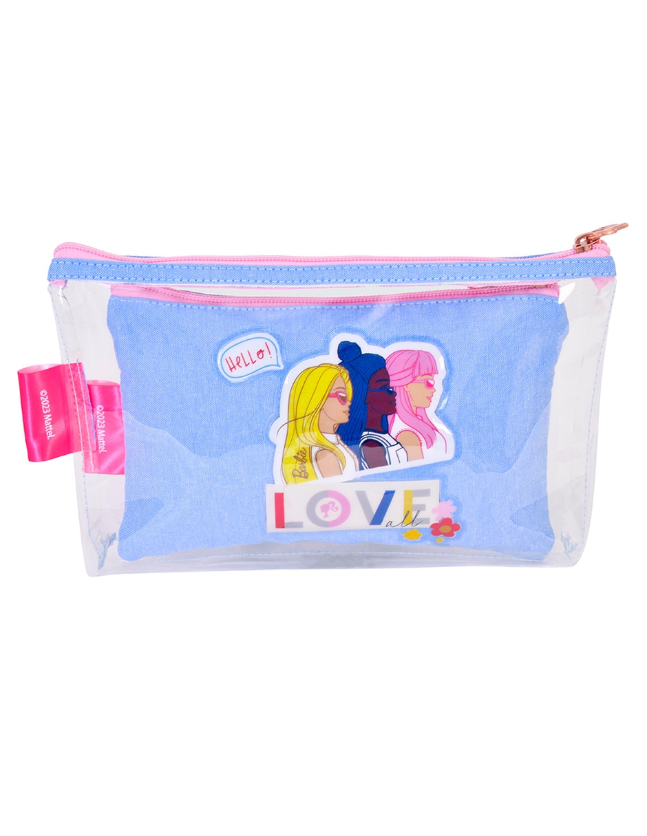 Cosmetiquera multiusos Barbie impermeable para mujer 7