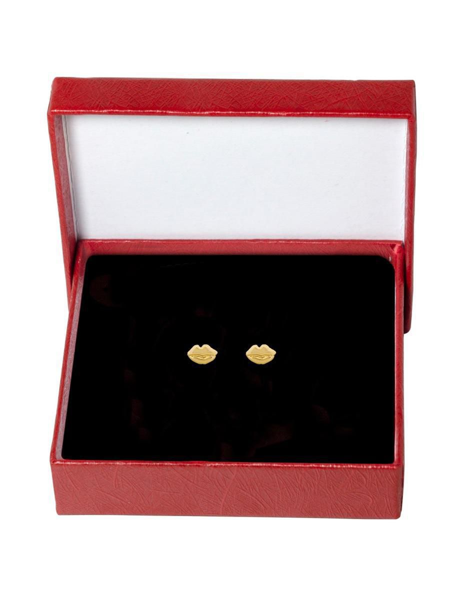 Broqueles de labios de oro con acabado brillante 4