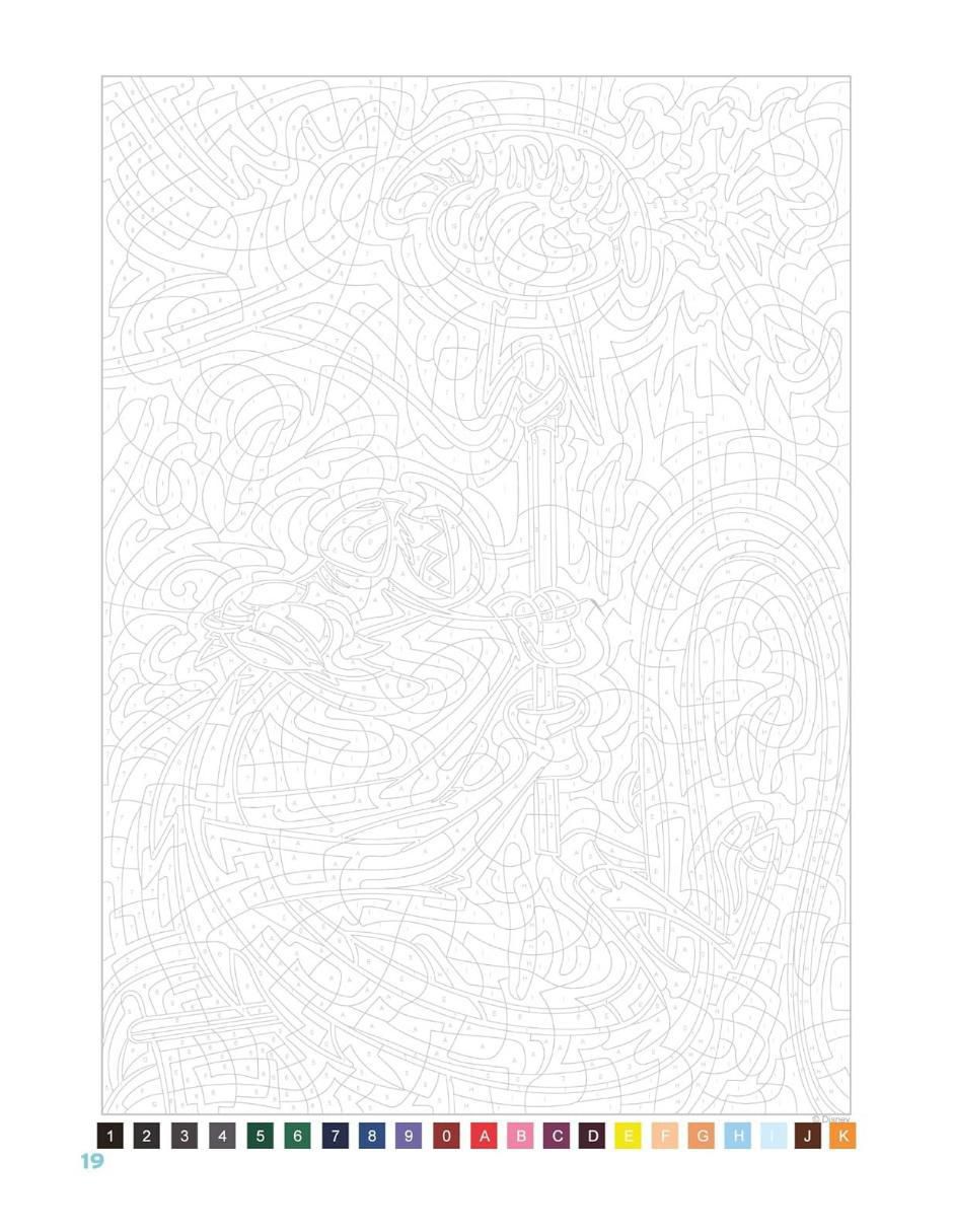 Set de cuaderno Colorea y descubre el misterio Disney 1 pieza 2