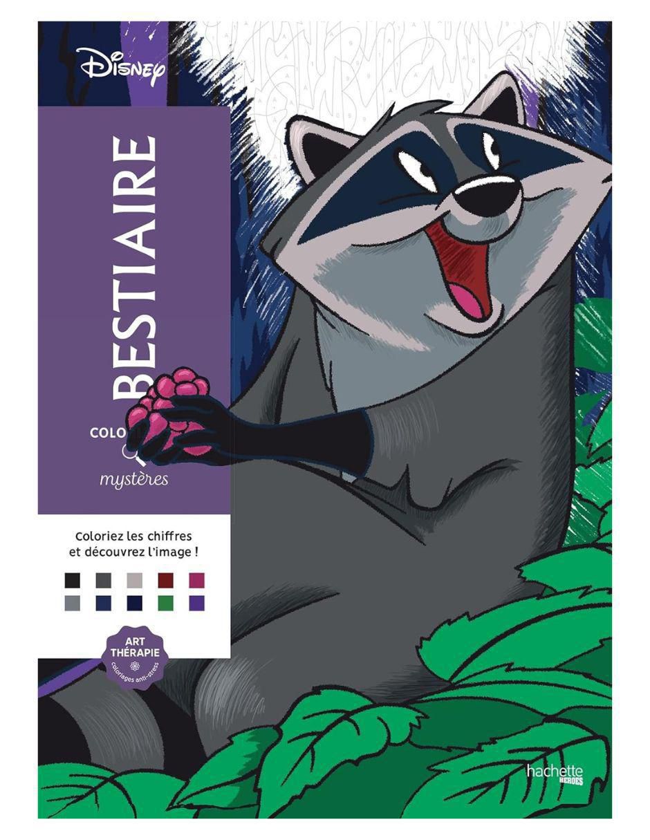 Set de cuaderno Colorea y descubre el misterio Disney Bestiarie 1 pieza