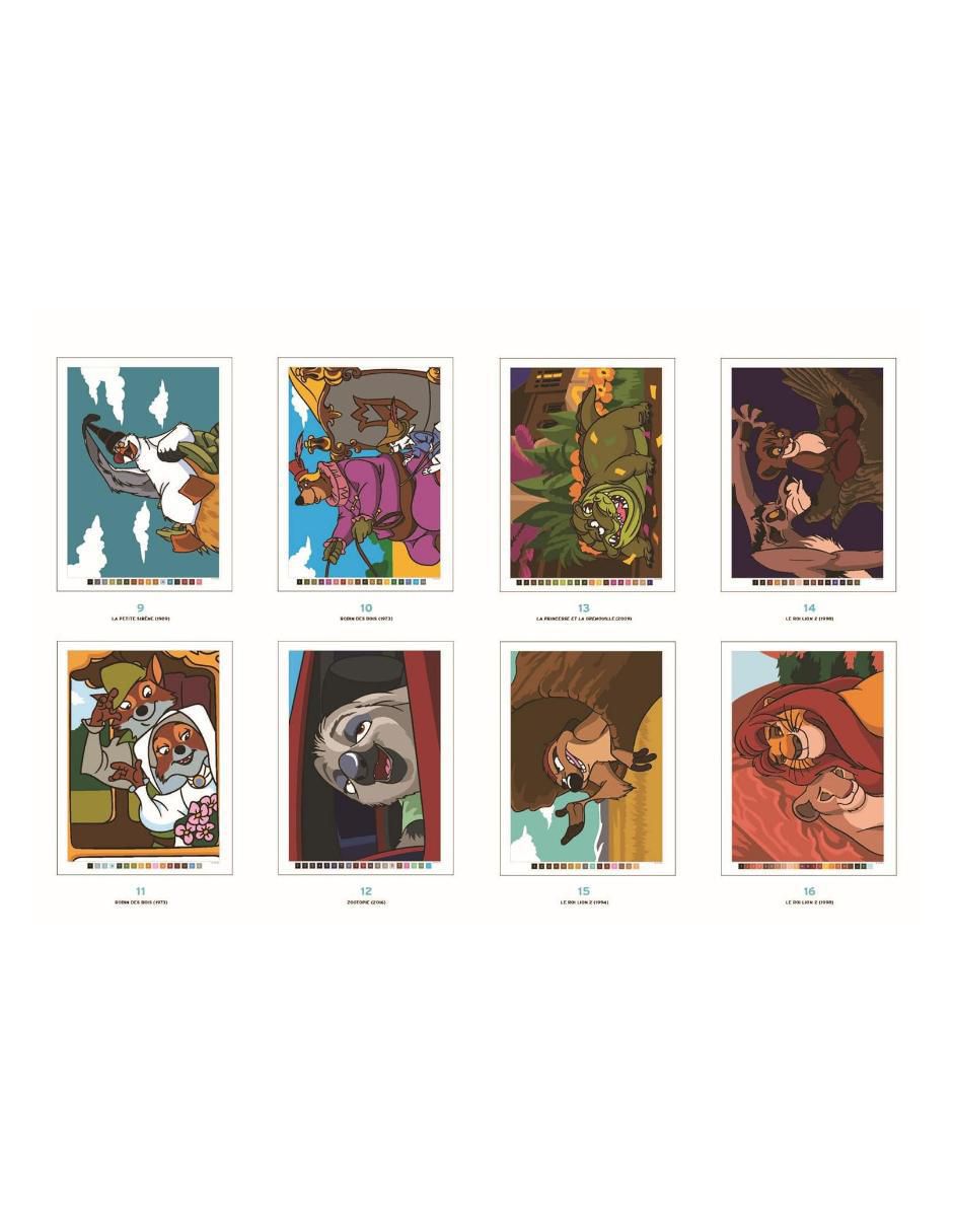 Set de cuaderno Colorea y descubre el misterio Disney Bestiarie 1 pieza 4