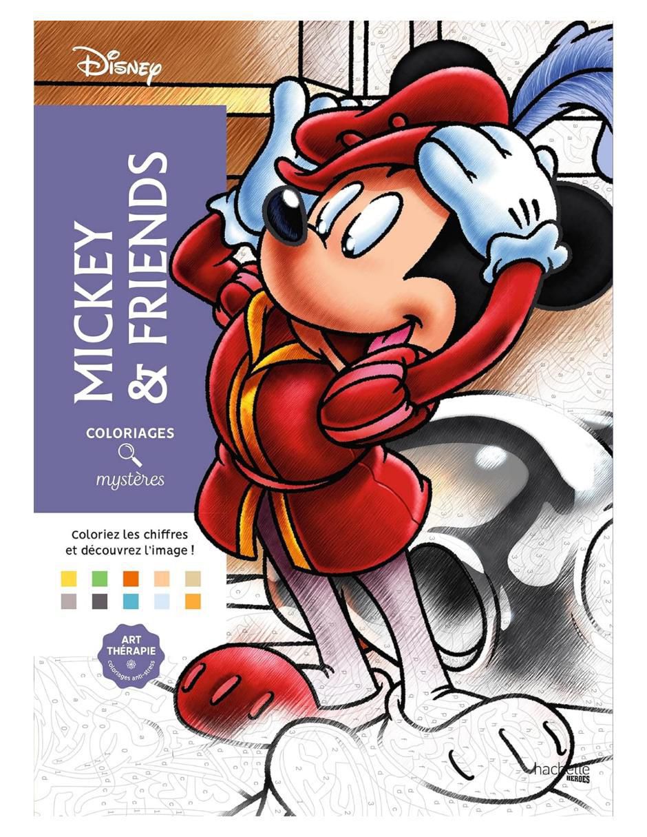 Set de cuaderno Colorea y descubre el misterio Disney 1 pieza