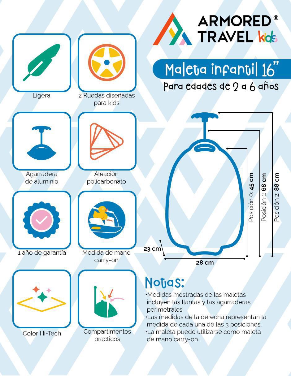 Maleta de viaje Carry-on Pirata 8