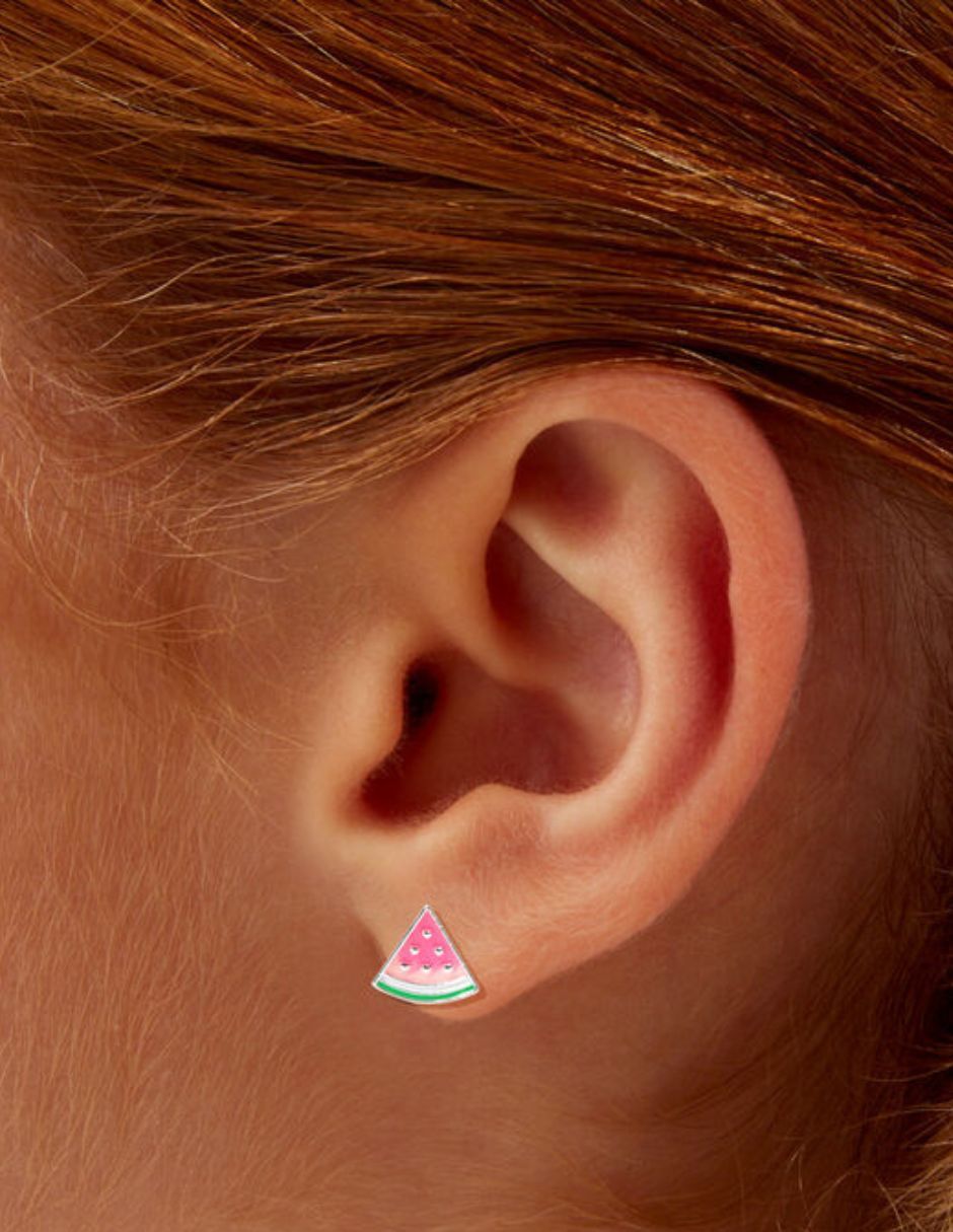 Aretes cortos de sandía 3