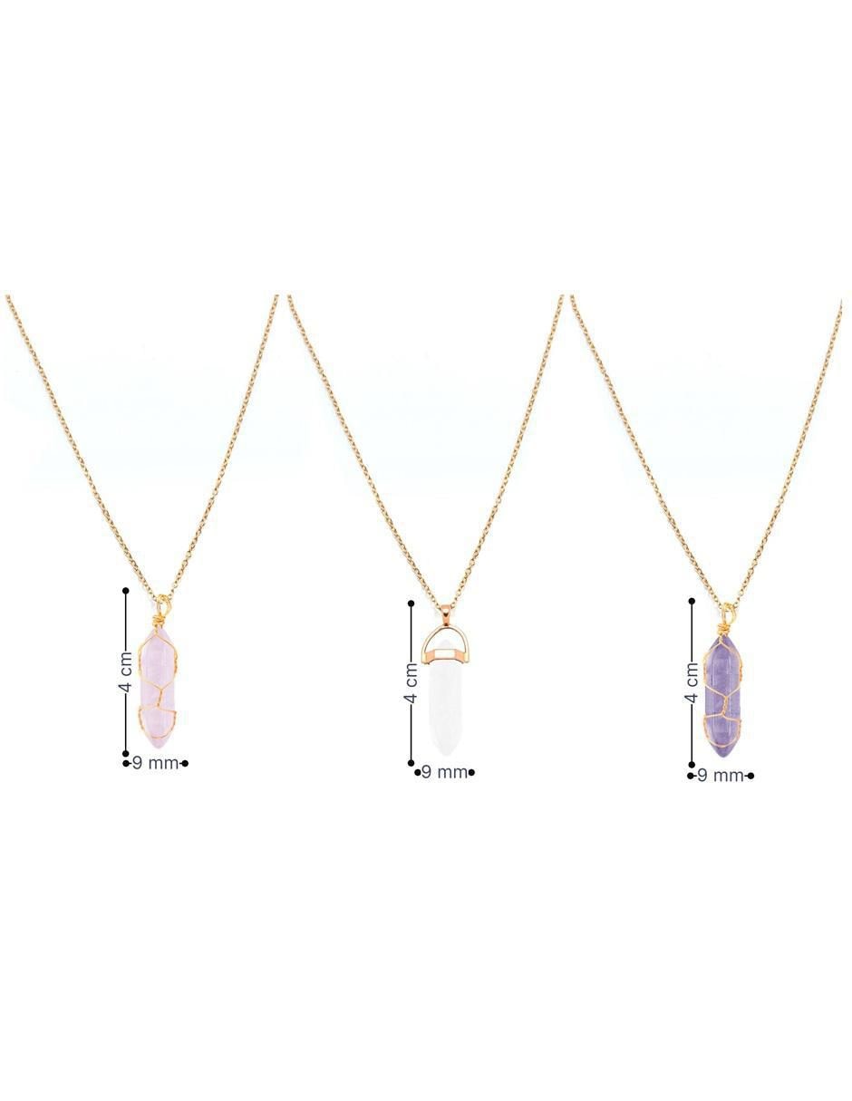 Set collar cuarzo 10