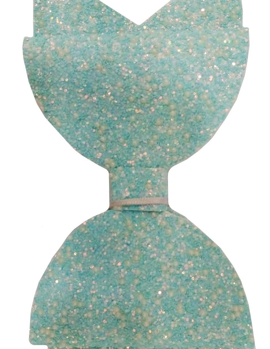 Moño para cabello con aplicación glitter 3