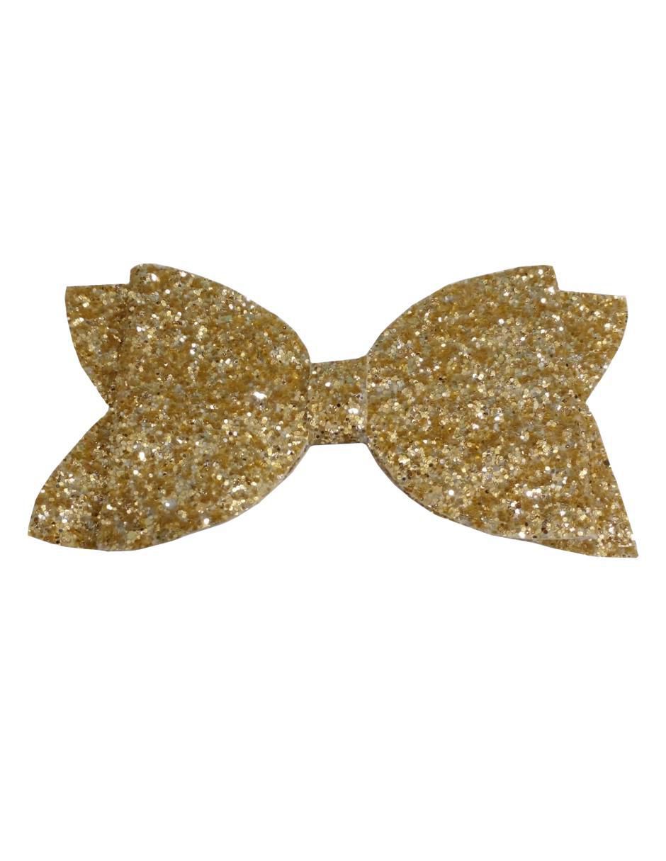 Moño para cabello con aplicación glitter 1