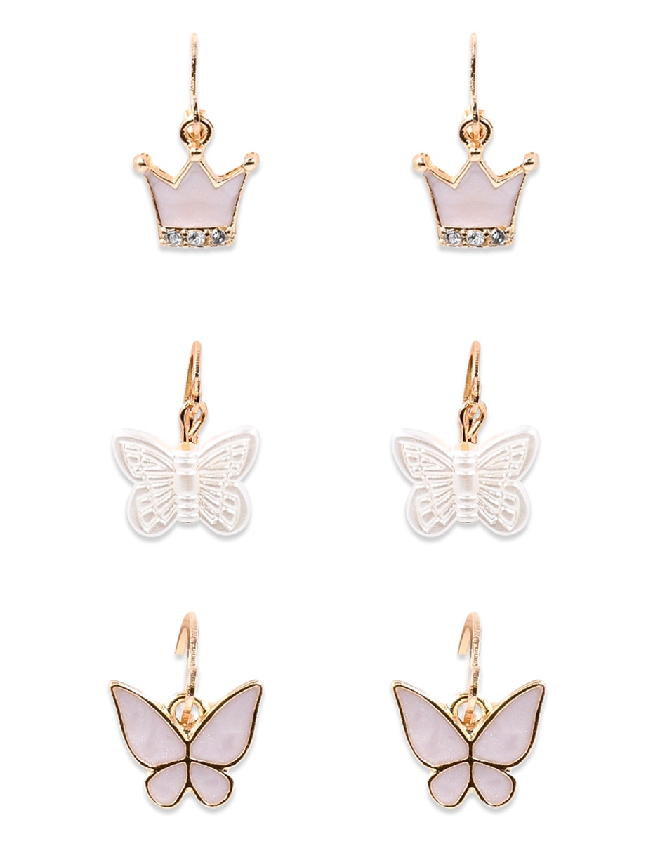 Aretes con acabado brillante 1
