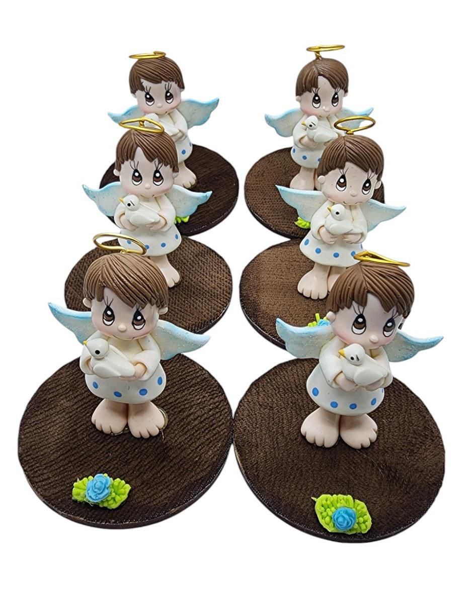 Figura de ángel Ángel azul niño Figura de ángel Ángel azul niño