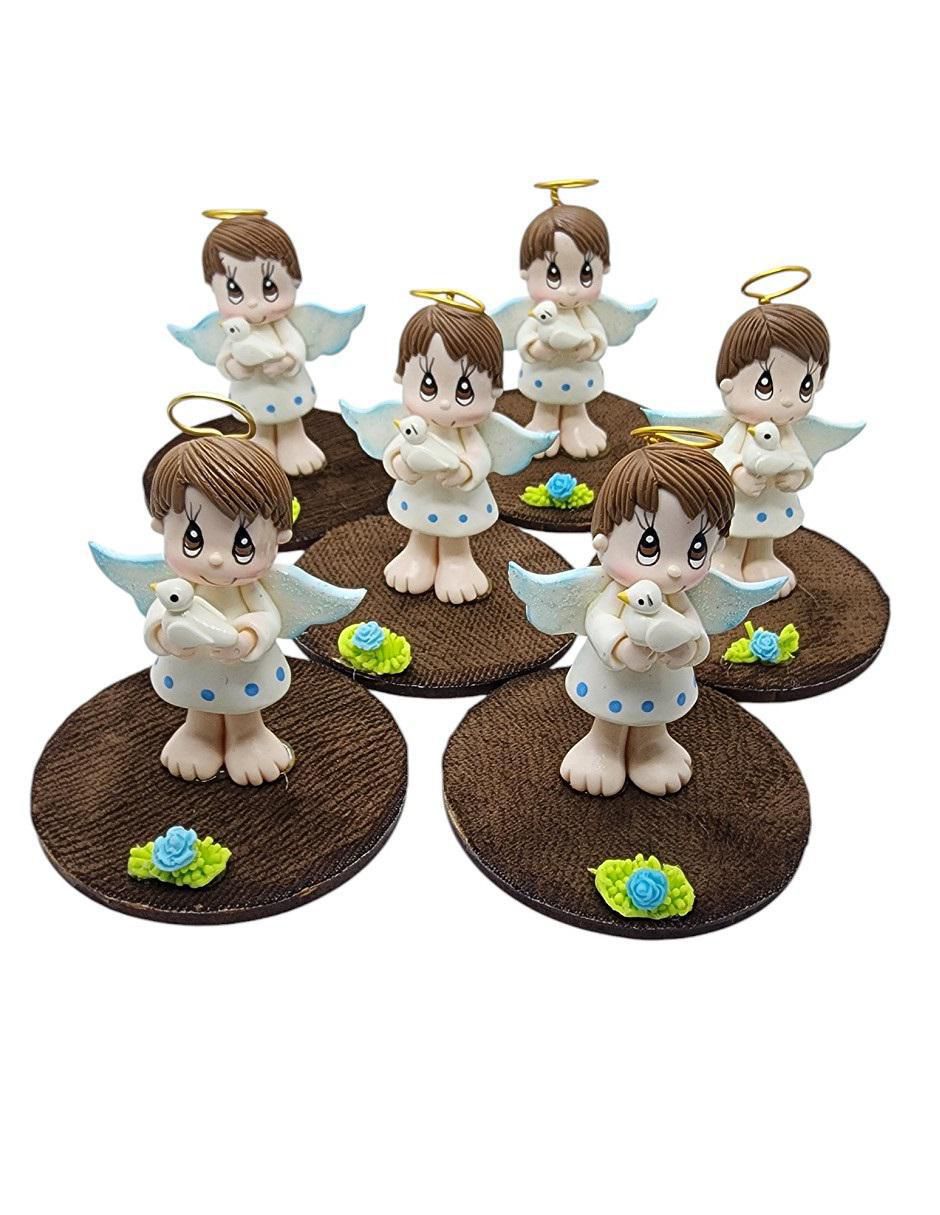 Figura de ángel Ángel azul niño 3